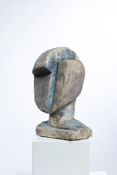 Sculpture titled "Abstrakte Frau 4" by Gerhard Reusmann, Original Artwork, Ceramics