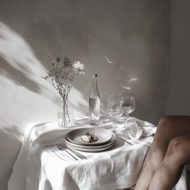 Arte digital titulada "Dining 3" por Nikaleona, Obra de arte original, Imagen generada por IA