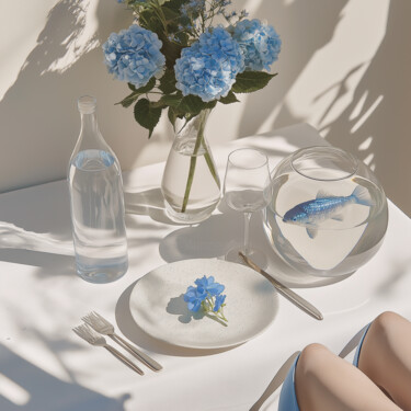 数字艺术 标题为“Dining 17” 由Nikaleona, 原创艺术品, AI生成的图像