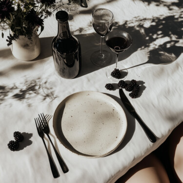 数字艺术 标题为“Dining 25” 由Nikaleona, 原创艺术品, AI生成的图像