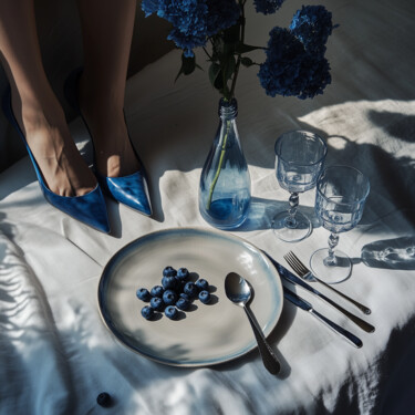 数字艺术 标题为“Dining 36” 由Nikaleona, 原创艺术品, AI生成的图像