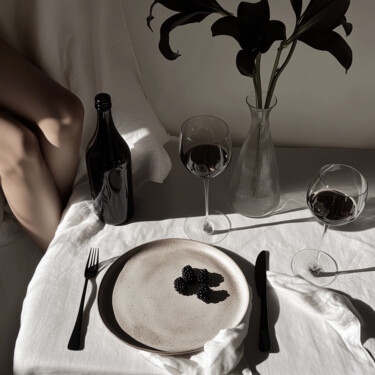 Dining 39 Digital Arts titled "Dining 39" by Nikaleona, Original Artwork, AI generated image