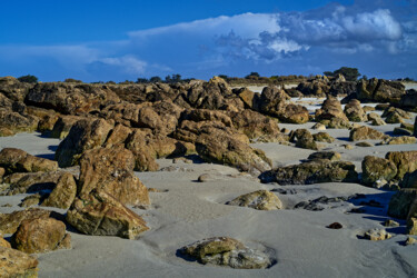 Plage de Toul an Ouch, l'île de Sieck en février 10. Фотография под названием "Plage de Toul an Ou…" - Thierry Martin, Подлинное произведение искусства, Цифровая фотография