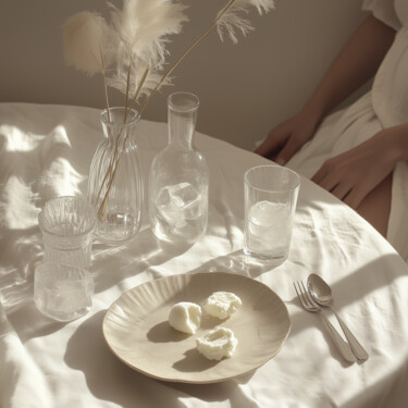 Digital Arts titled "Dining 41" by Nikaleona, Original Artwork, AI generated image