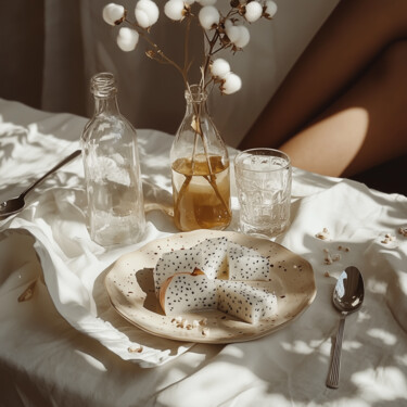 数字艺术 标题为“Dining 43” 由Nikaleona, 原创艺术品, AI生成的图像