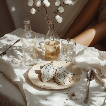 Digital Arts titled "Dining 45" by Nikaleona, Original Artwork, AI generated image