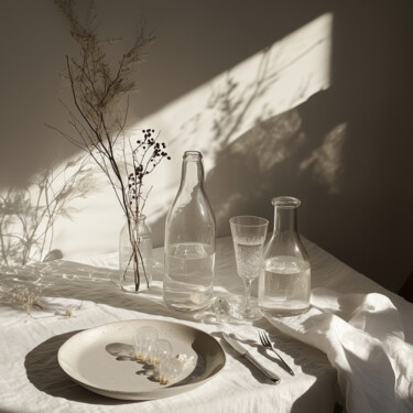 Digital Arts titled "Dining 50" by Nikaleona, Original Artwork, AI generated image