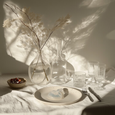 Digital Arts titled "Dining 52" by Nikaleona, Original Artwork, AI generated image
