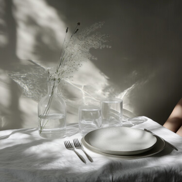 Digital Arts titled "Dining 53" by Nikaleona, Original Artwork, AI generated image