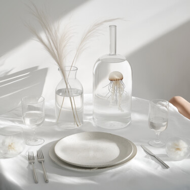 数字艺术 标题为“Dining 55” 由Nikaleona, 原创艺术品, AI生成的图像