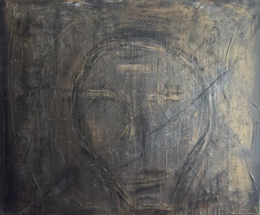 "Veiled Depths" başlıklı Tablo Ilir Osmani (Art Brovina) tarafından, Orijinal sanat, Akrilik