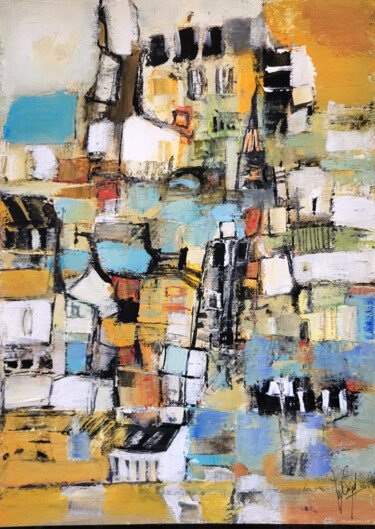 "Gouaches de Février…" başlıklı Tablo Muriel Cayet tarafından, Orijinal sanat, Guaş boya