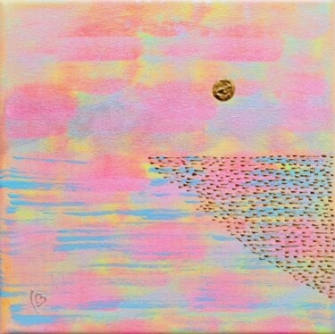 Peinture intitulée "DOUCE HORIZON" par Suki Artiste, Œuvre d'art originale, Acrylique Monté sur Châssis en bois