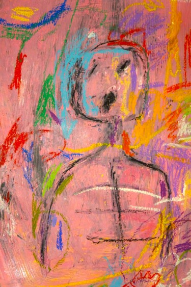 Painting titled "Scream Horizon" by Giulia De Martino, Original Artwork, Acrylic