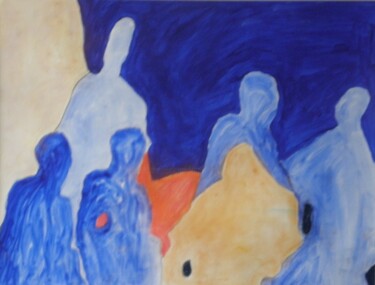Peinture intitulée "Ainsi va la Vie....…" par Roger Ernest Jankow, Œuvre d'art originale, Acrylique Monté sur artwork_cat.