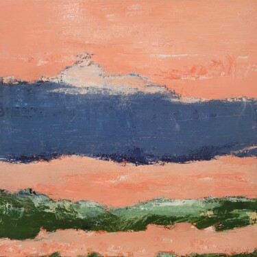 Peinture intitulée "Des nuages" par Jean-Luc Saint-Martin, Œuvre d'art originale, Huile Monté sur Châssis en bois