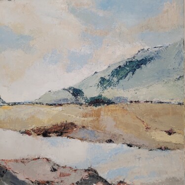Peinture intitulée "Reflets" par Jean-Luc Saint-Martin, Œuvre d'art originale, Huile Monté sur Châssis en bois