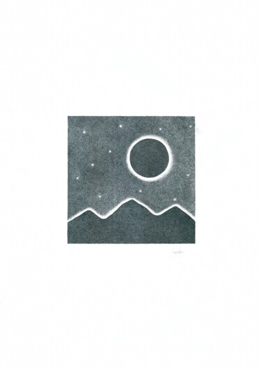 图画 标题为“ECLIPSE” 由Guilherme Almeida, 原创艺术品, 墨