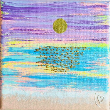 Peinture intitulée "UN ÉTÉ SUR LA PLAGE" par Suki Artiste, Œuvre d'art originale, Acrylique Monté sur Châssis en bois