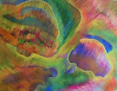 图画 标题为“couleur” 由Geneviève Durantou, 原创艺术品, 粉彩