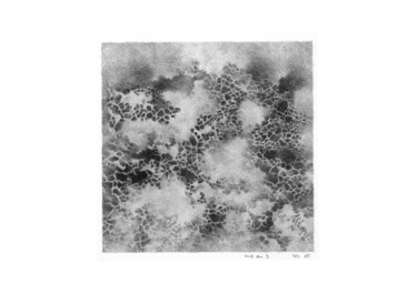 Рисунок под названием "dessins 15x15 #9 mi…" - Marie-Pascale Corcuff, Подлинное произведение искусства, Карандаш