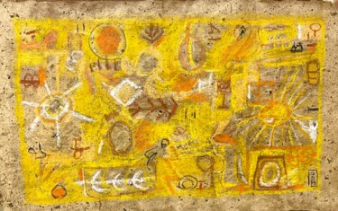 Drawing titled "Anima Mundi n4" by Giulia De Martino, Original Artwork, Pastel