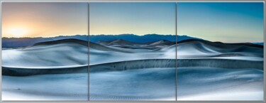 Photographie intitulée "Dunes Blue Hour (Tr…" par Philip Richard, Œuvre d'art originale, Photographie non manipulée Monté su…