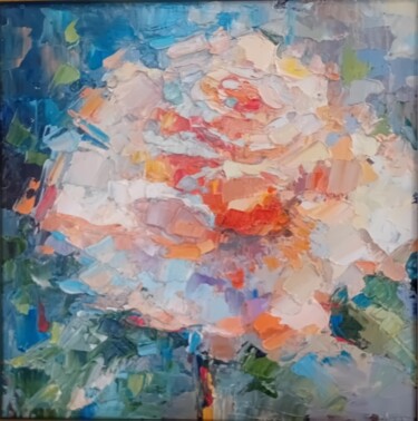 Sunny rose Malarstwo zatytułowany „Sunny rose” autorstwa Irina Davidenko, Oryginalna praca, Olej