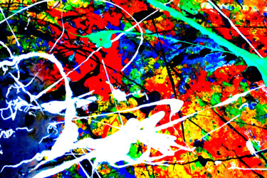 绘画 标题为“Abstract Expression…” 由Lee Eggstein, 原创艺术品, 数字打印