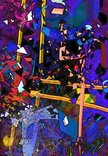 Arts numériques intitulée "Le grand chaos..." par Jacky Patin, Œuvre d'art originale, Peinture numérique
