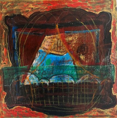 Город золотой Pittura intitolato "Город золотой" da Toriart29, Opera d'arte originale, Acrilico