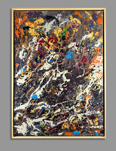 Schilderij getiteld "Vitality" door Ole Masur, Origineel Kunstwerk, Acryl