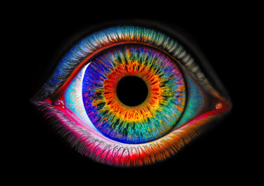 L'OEIL VAIRON MULTICOLORE