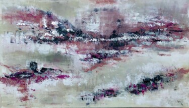 绘画 标题为“Rose Quarz” 由Andrea Elek, 原创艺术品, 丙烯 安装在木质担架架上