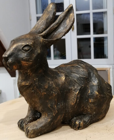 Sculpture intitulée "Peter" par Isabelle Bodiguel, Œuvre d'art originale, Terre cuite