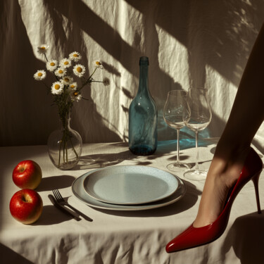 数字艺术 标题为“Dining 62” 由Nikaleona, 原创艺术品, AI生成的图像