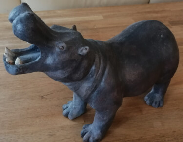 Sculpture intitulée "Marco Rel" par Isabelle Bodiguel, Œuvre d'art originale, Terre cuite