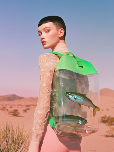 Artes digitais intitulada "Dazed 72" por Nikaleona, Obras de arte originais, Imagem gerada por IA