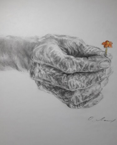 Tekening getiteld "Вам" door Olga Lobova, Origineel Kunstwerk, Potlood