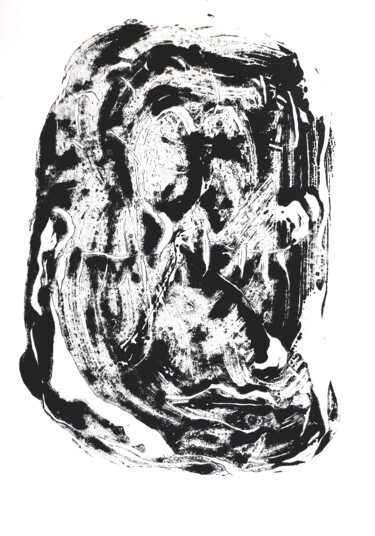 Peinture intitulée "Portrait 53" par Massimo Quadrelli, Œuvre d'art originale, Acrylique
