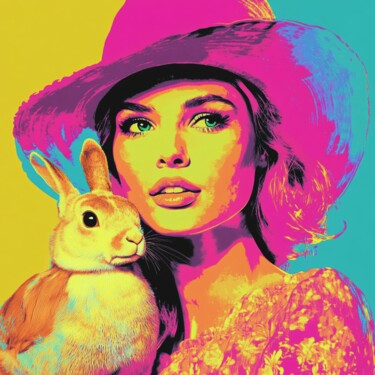 EASTER POPART WOMAN