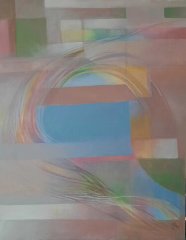 Peinture intitulée "Ne tourne pas la tê…" par Nathalie Gautier, Œuvre d'art originale, Huile Monté sur Châssis en bois