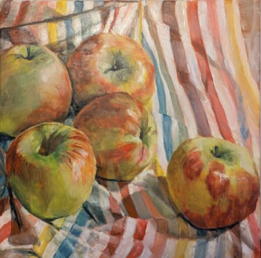 Pintura intitulada "Stilleben 13" por Anton K, Obras de arte originais, Óleo Montado em Armação em madeira