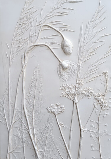 Картина под названием "Wall sculpture ,, M…" - Alena Panchenia (Елена Панченя), Подлинное произведение искусства, Гипс