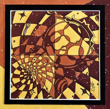 图画 标题为“(103) - union cosmi…” 由Vincent Gibert, 原创艺术品, 标记
