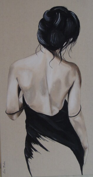 Peinture intitulée "La beauté du doute" par Cara India, Œuvre d'art originale, Acrylique Monté sur Châssis en bois