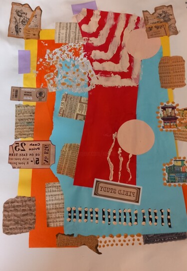 Collages titled "Iberia" by Ronnie Kolner, Original Artwork, Collages