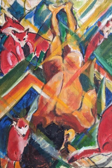 绘画 标题为“Somnambulism 07” 由Hai Nguyen, 原创艺术品, 油