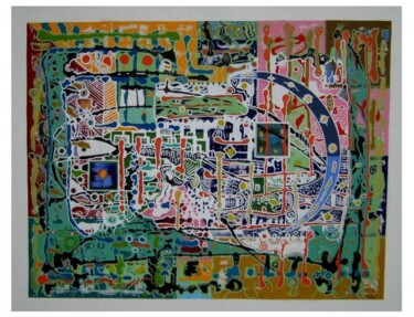 제목이 "ENFANTILLAGES"인 미술작품 Christophe Bertrand (CEBO)로, 원작, 기름