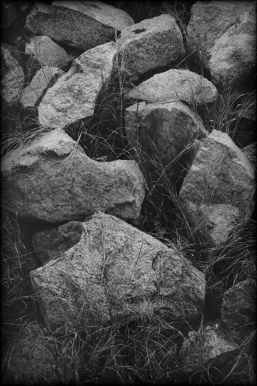 摄影 标题为“scene LVI (stones)” 由Zheka Khalétsky, 原创艺术品, 非操纵摄影